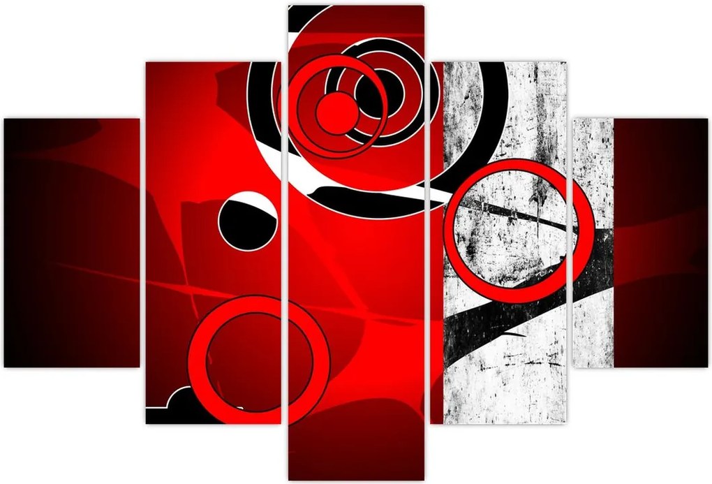 Tablou cu abstracție (150x105 cm)