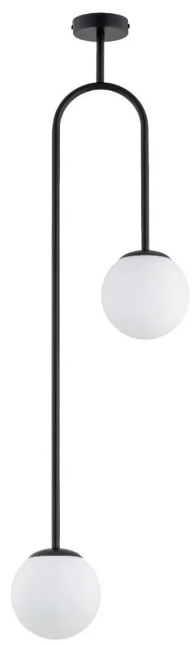 Lustră pe tijă VECTOR 2xE14/10W/230V negru