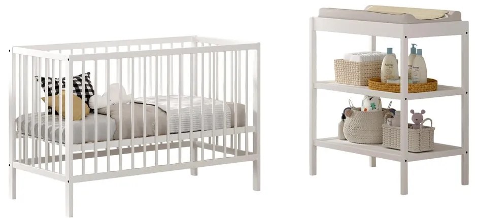 Set de mobilă pentru copii 2 buc. din lemn de fag Dino – Vipack