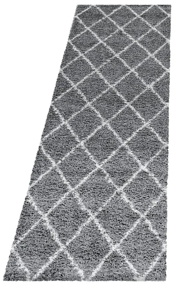 Covor tip traversă gri 80x250 cm Alvor – Ayyildiz Carpets