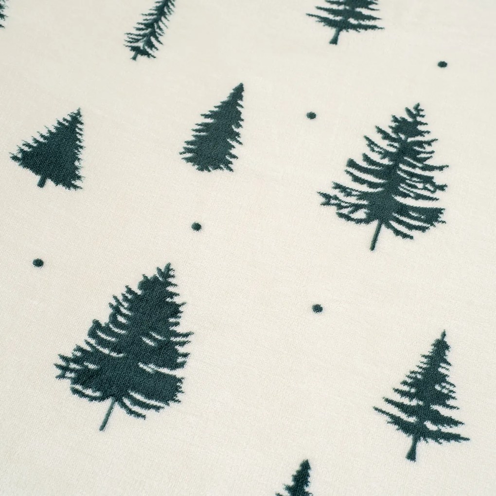 Lenjerie de pat din microflanel 4Home Serene Forest, 140 x 220 cm, 70 x 90 cm