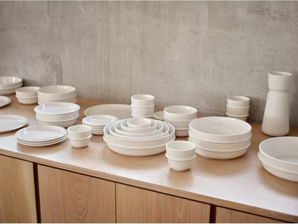 Farfurie crem din porțelan ø 24 cm Eau – Zone