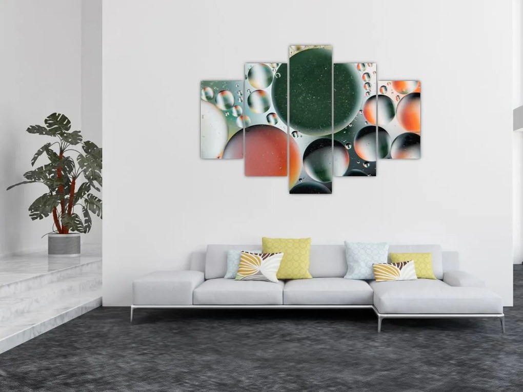 Tablou abstract - buline (150x105 cm)