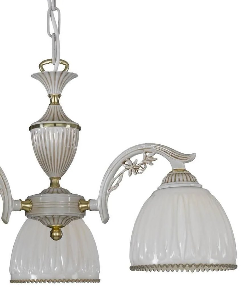 Candelabru cu 3 brate realizat manual design italian 9671