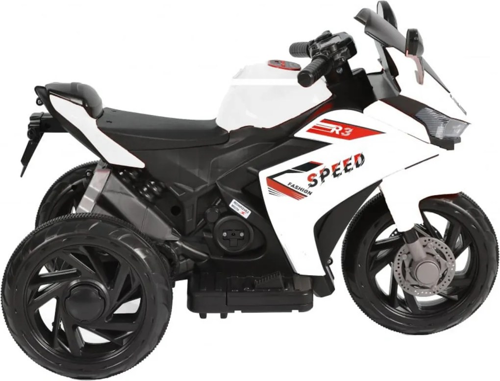 Motocicleta Electrica cu Acumulator Pentru Copii NOVOKIDS™ Speed Hurricane R3, 2-6 ani, Max 30 kg, Cu Sunete si Lumini LED, Trotineta Electrica, 3