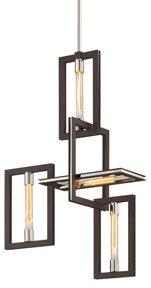 Lustra suspendata LUX, design modern, ENIGMA cu 4 surse de lumina