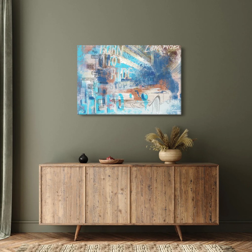 Tablou - Născut să călătorească (90x60 cm)