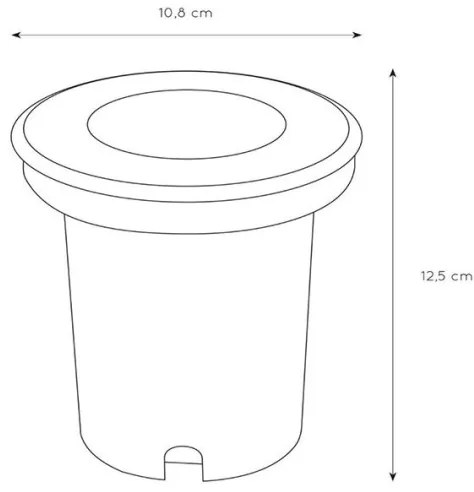 Corp de iluminat de exterior pentru căi de acces BILTIN 1xGU10/35W/230V IP67 negru Lucide 11801/01/30