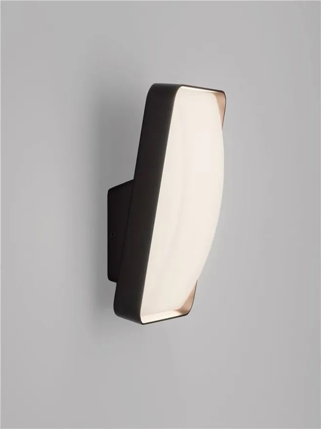 Aplica de perete exterior LED IP65 NUBO negru