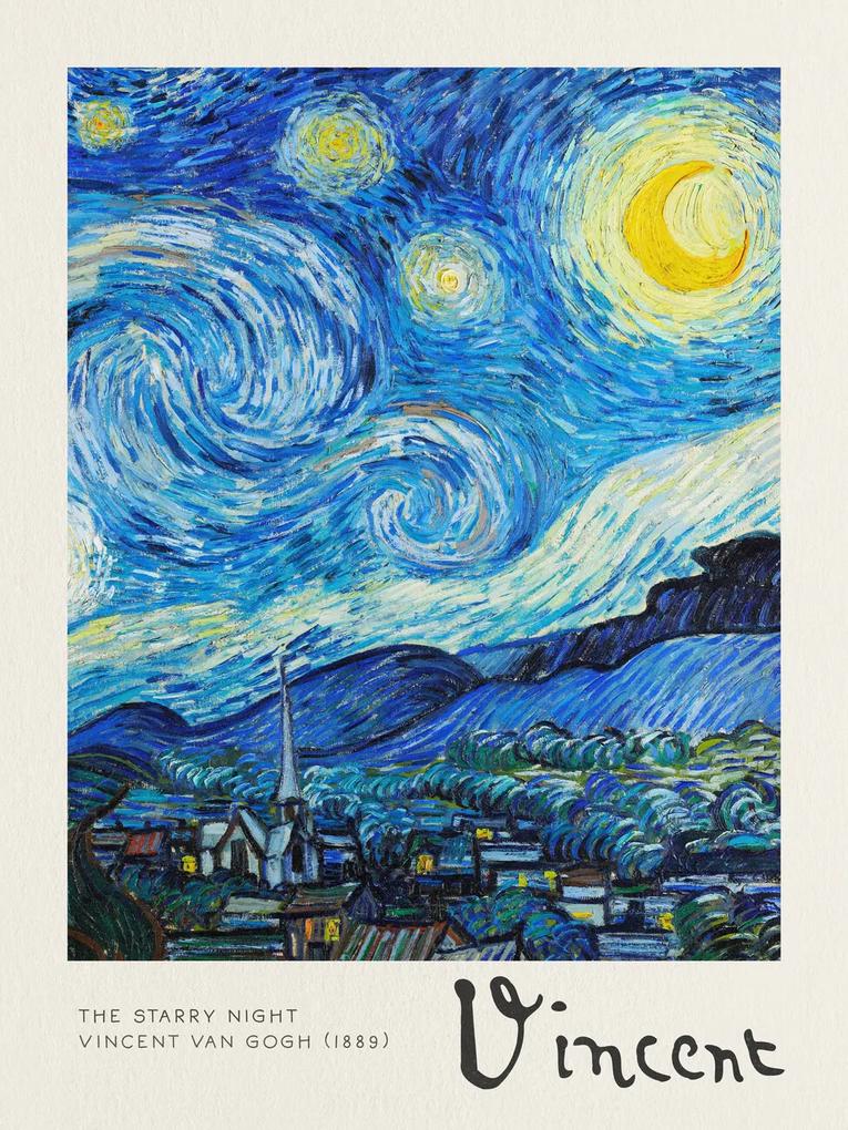 Artă imprimată Noaptea Stelelor, (30 x 40 cm)
