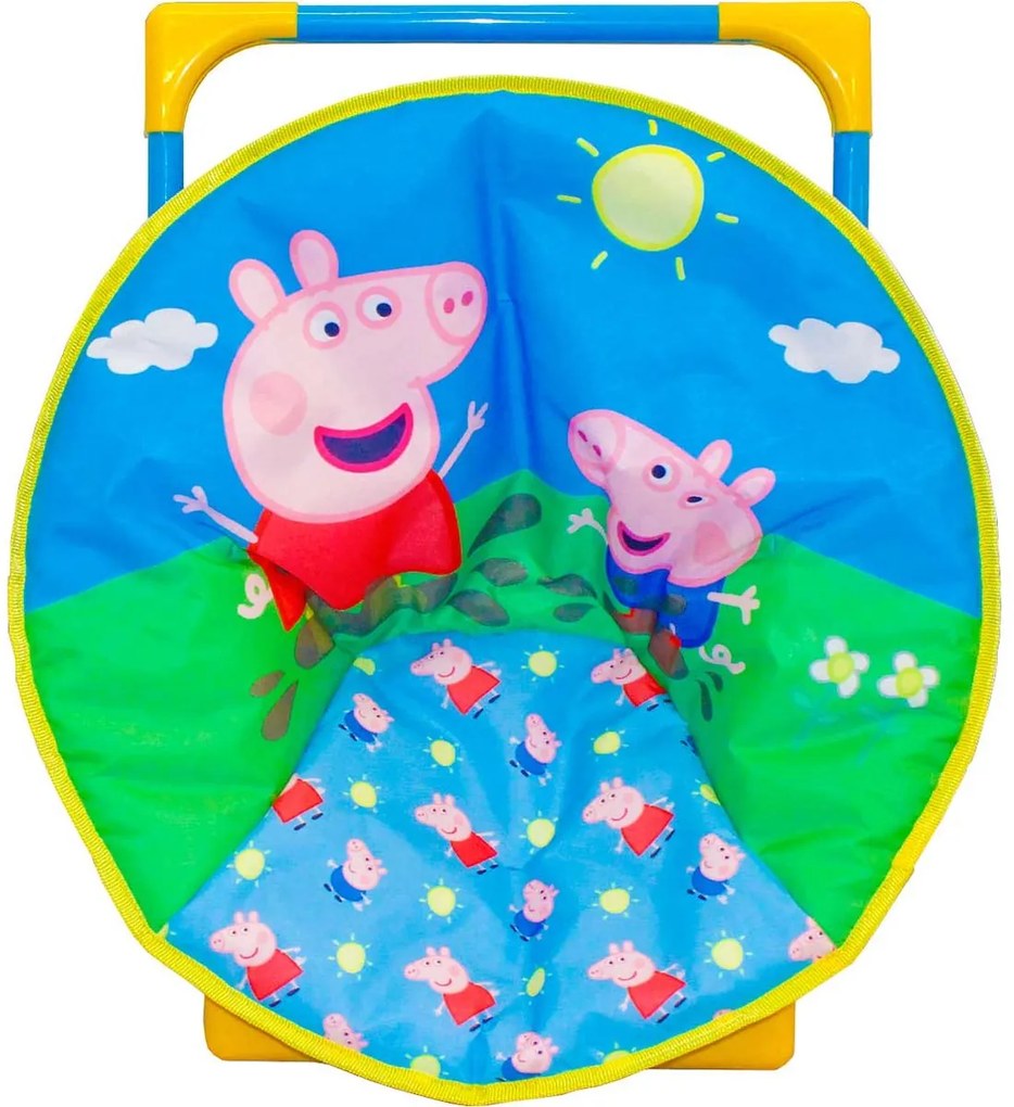 Scaun pliabil pentru copii PEPPA PIG, albastru