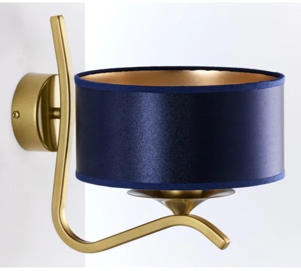 Jupiter 2115 - Aplică de perete KASZMIR 1xE27/15W/230V albastru/auriu