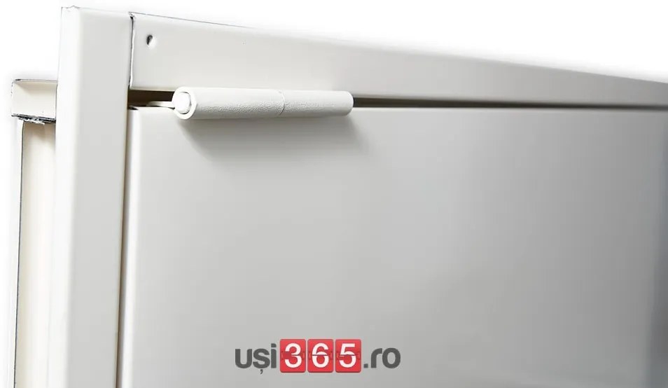 Usa metalica dubla blat 40 mm din otel multifunctionala pentru boxa RAL 9001   Alb Crem 1400(1000+400), 2050, Dubla