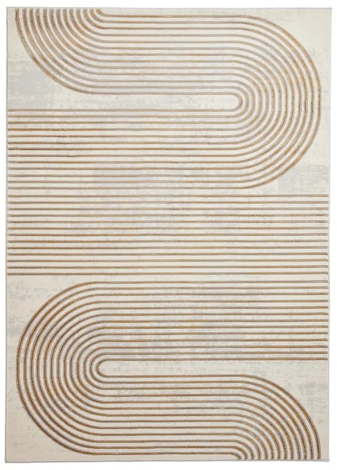 Covor gri/auriu 170x120 cm Apollo - Think Rugs