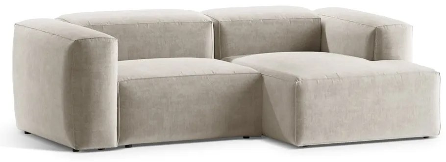 Colțar bej (cu colț pe partea dreaptă/cu șezlong) Bergamo – Cosmopolitan Design