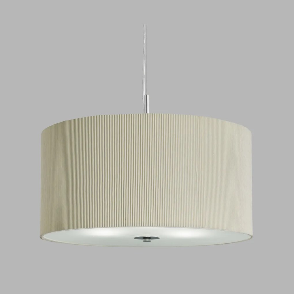 Lustra / Pendul elegant design clasic Drum Pleat crem 2353-40CR SRT