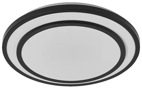 Osram - Plafonieră LED ORBIS BERLIN, 24 W, 230 V, Ø 39 cm, neagră