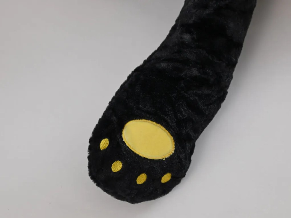 PANDA de plus cu paturica cocolino in interior, alb-negru