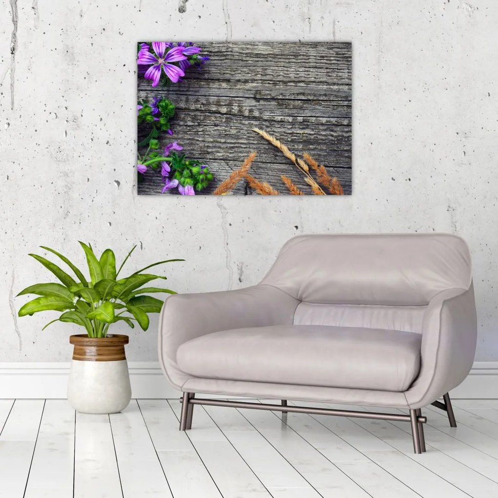 Tablou - flori de câmp (70x50 cm)