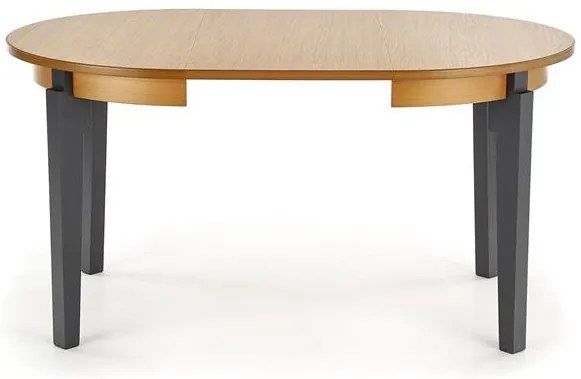 Masă de sufragerie extensibilă 100-200 cm Saras (stejar auriu +grafit) (pentru 6 8 persoane). 1048724