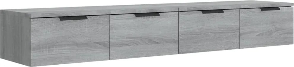 vidaXL Dulapuri perete, 2 buc., gri sonoma, 68x30x20 cm lemn prelucrat