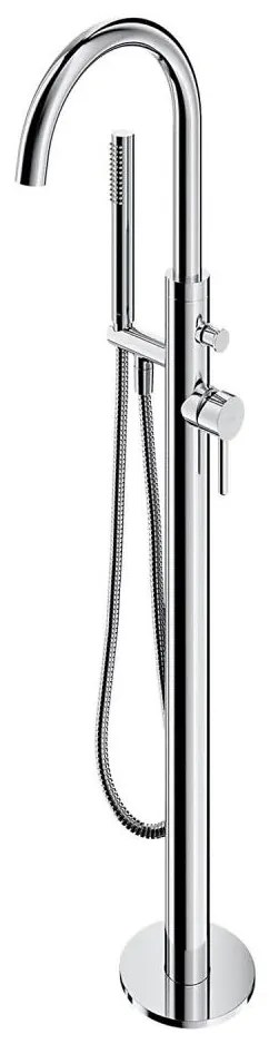 OMNIRES Y1233CR - Set cadă independentă cu baterie Y crom lucios