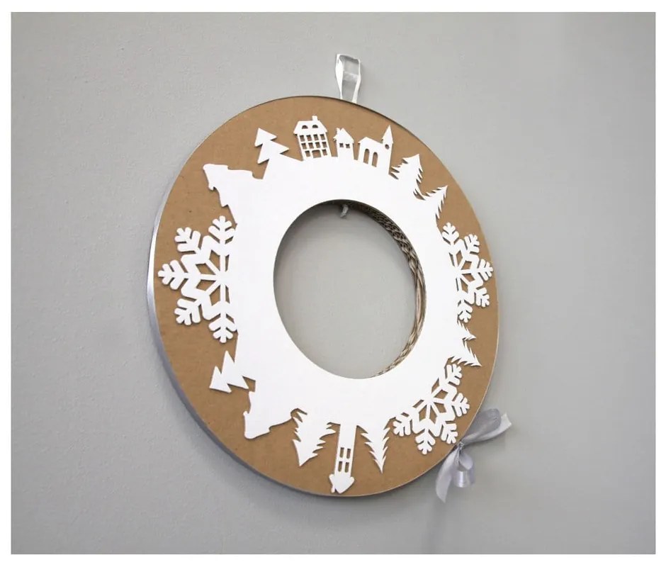 Coroniță advent cu panglică gri Unlinited Design for kids