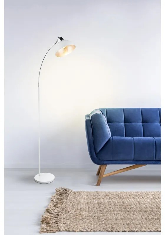 Lampadar / Lampa de podea design modern ANITA alb/crom
