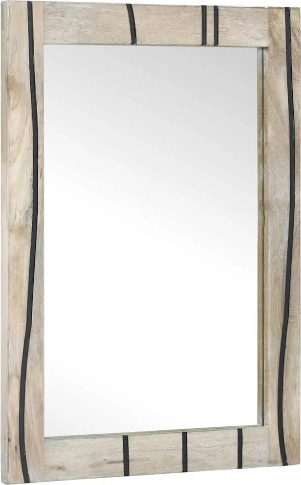 vidaXL Oglindă pentru baie cu oglindă Maro 70 x 50 x 2,5 cm