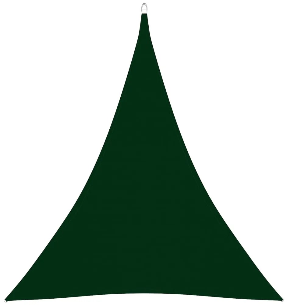 Parasolar, verde inchis, 4x5x5 m, tesatura oxford, triunghiular Morkegronn, 4 x 5 x 5 m