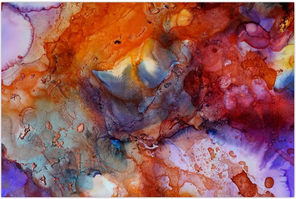 Tablou - Abstract Ink Art (90x60 cm)