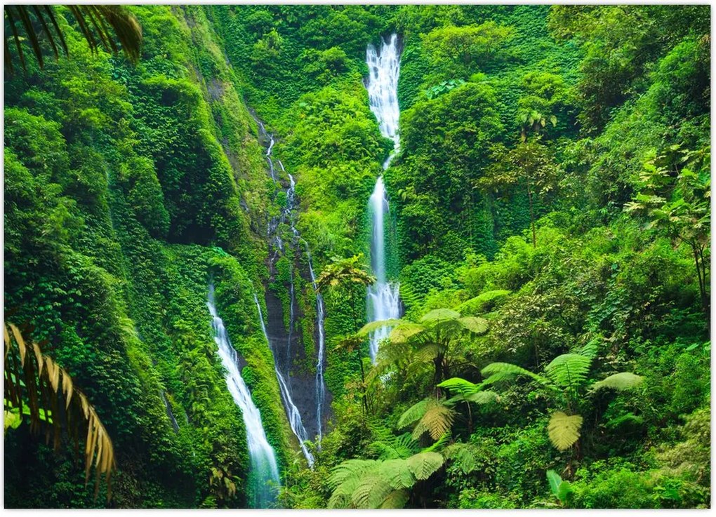 Tablou - Cascada Madakaripura, Java de Est, Indonezia (70x50 cm)