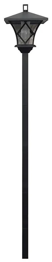 Lampă LED solară de exterior 3 în 1 LED/1,2V 200 mAh IP44 negru