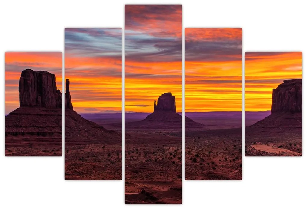 Tablou - Monumentul Valley în Arizona (150x105 cm)