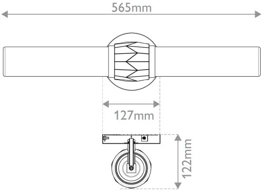 Aplică pentru baie Hinkley HK-ELLISON2-BK-HB ELLISON 2xE27/40W/230V IP44 auriu