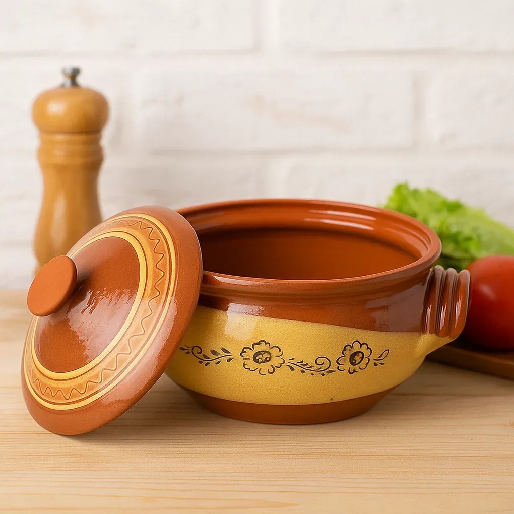 Oala din Lut pentru Sarmale sau Fripturi, Gust Autentic