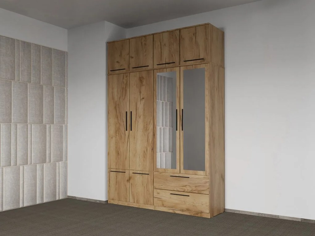 Set mobila dormitor complet Stejar Levi C23