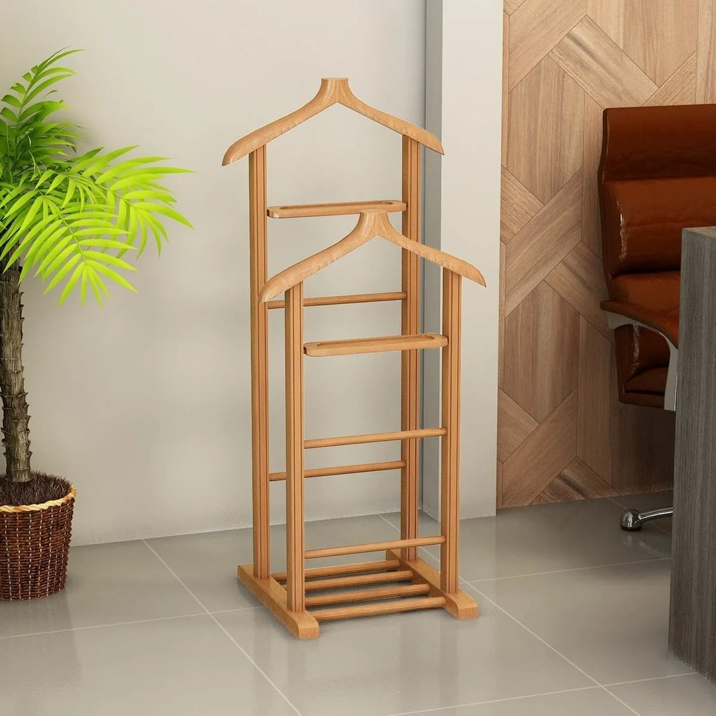 Suportul de haine Beta Double Natural