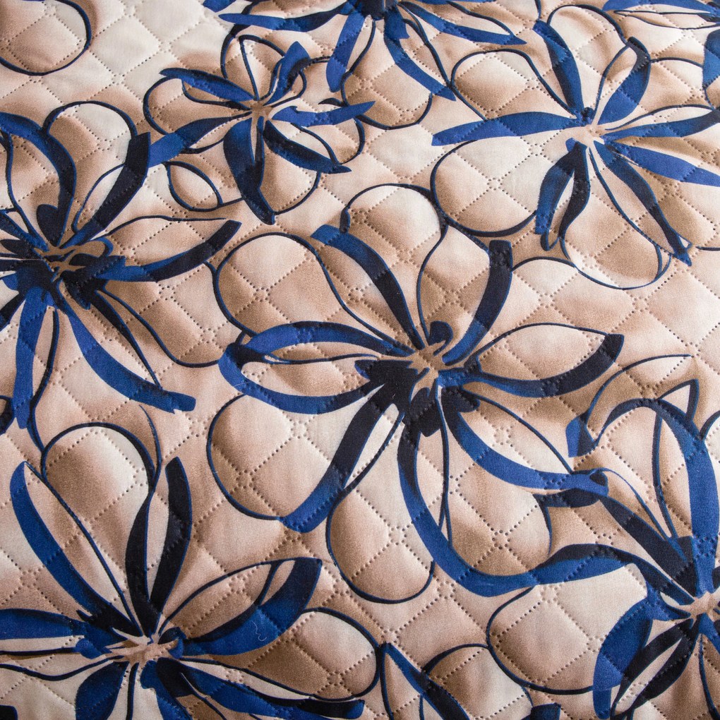 Cuvertura de pat FLORVINA bej Dimensiune: 170 x 210 cm