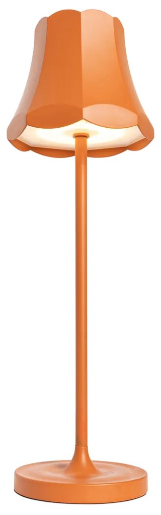 Lampă de masă retro portocalie reîncărcabilă IP44 - Granny