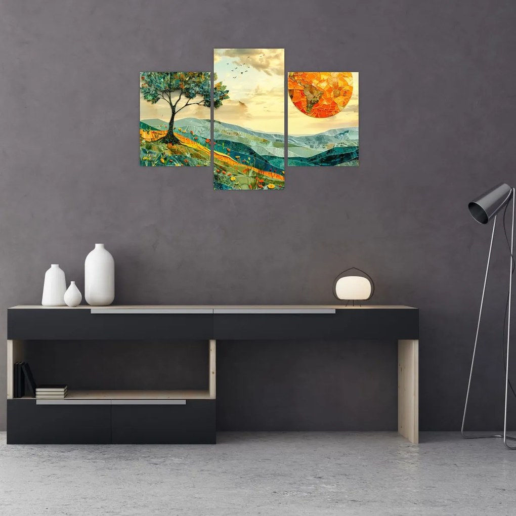 Tablou - Ilustrație peisaj (90x60 cm)