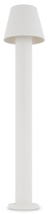 Stalp LED mic pentru iluminat exterior IP65 Harz alb