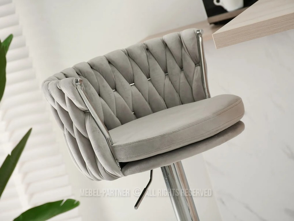 Scaun Adel (gri + chom). 1110644