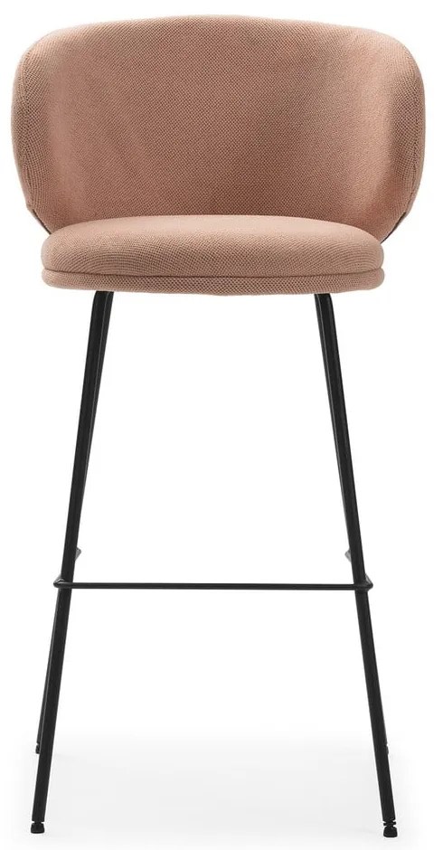 Scaune de bar roz-deschis 2 buc. (înălțime șezut 65 cm) Rush – Marckeric