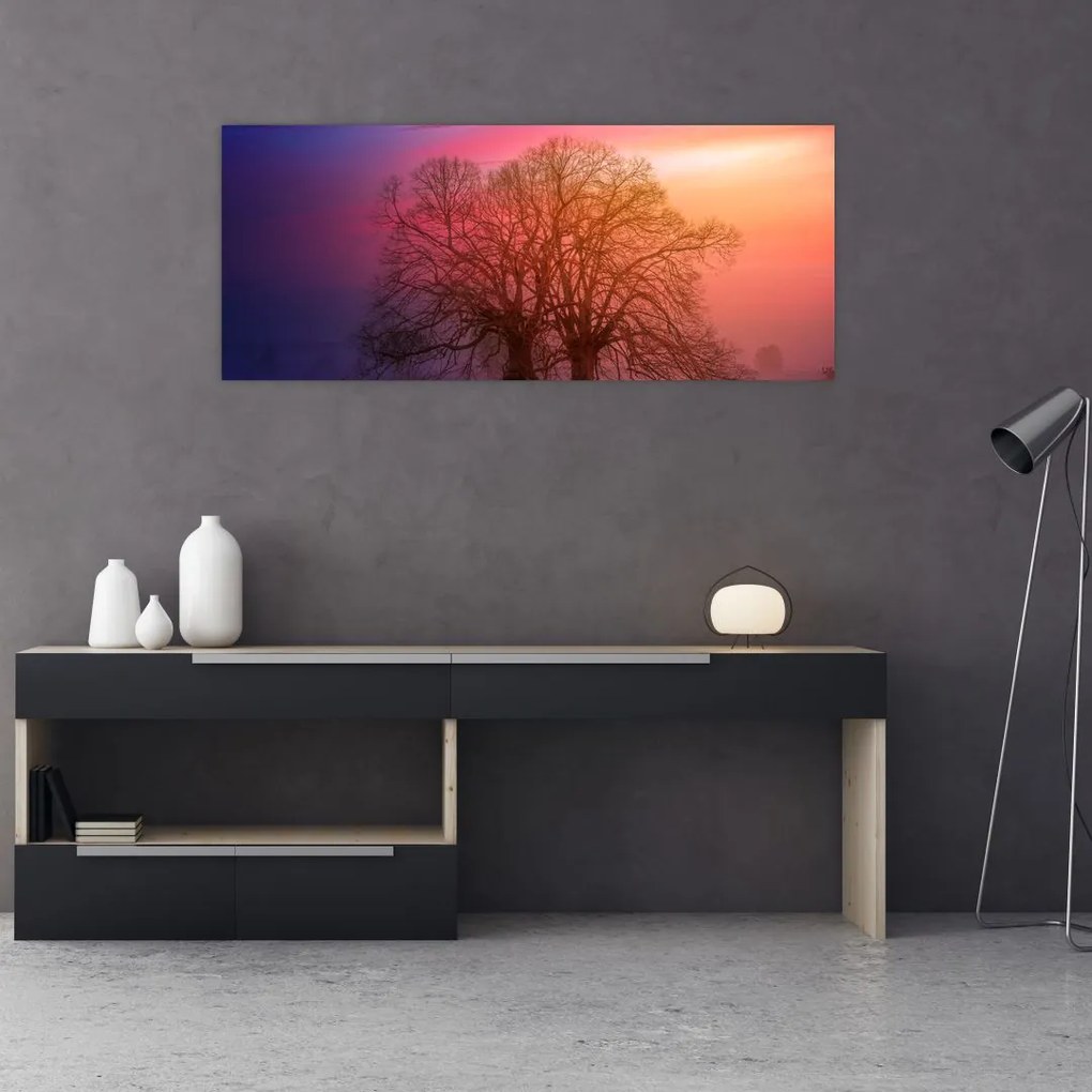 Tabloul pomilor în ceață (120x50 cm)