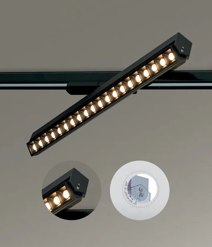 Modul alb liniar LED 3000K, Accesoriu pentru sine trifazate Mantra, CRETA MA-8359