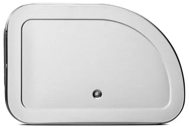 Cutie pentru paine Brabantia Roll Top 646890, 16 L, 44.5x26 cm, Constructie usoara si robusta, Inox/Mat