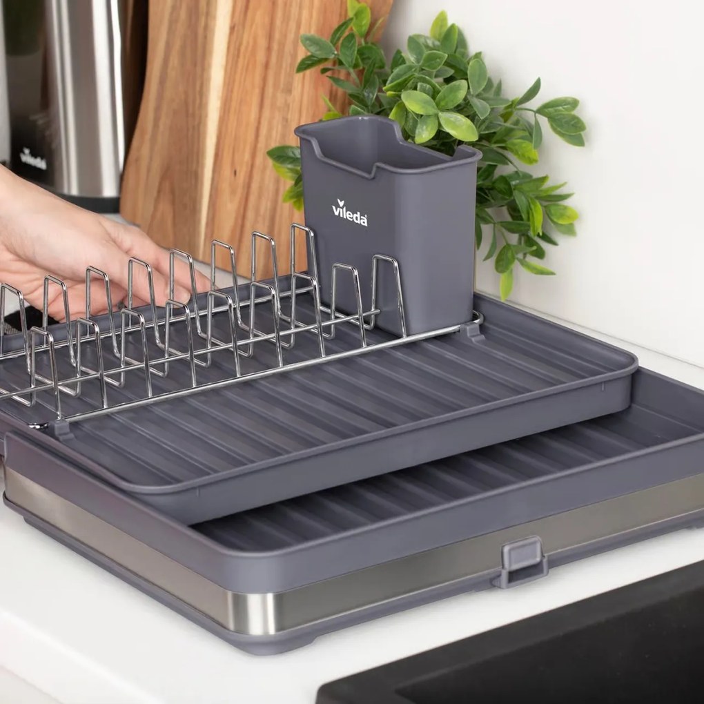 Scurgator de vase cu suport tacamuri, Easy Kitchen