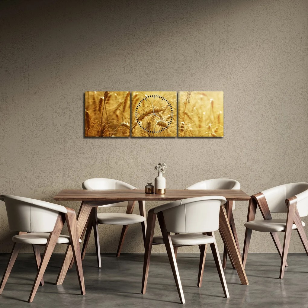 Tablou - Spice de cereale (cu ceas) (90x30 cm)