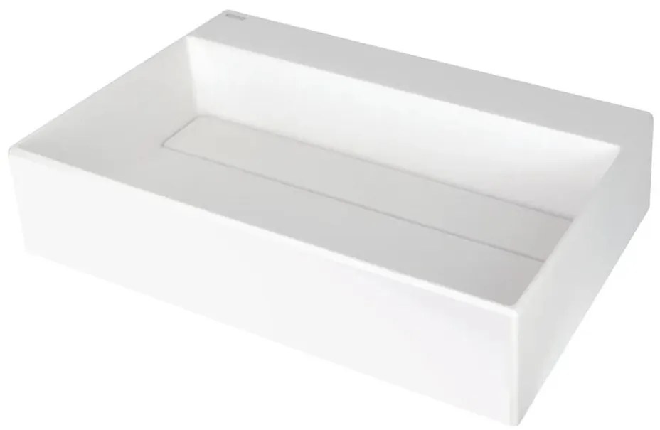 Lavoar CORREO Deante CQR_AU6M, pentru montare pe blat, 40 x 60 cm, granit/alabastru